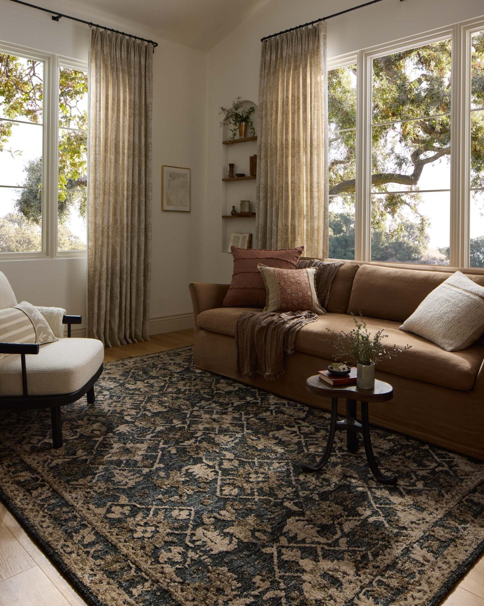 Loloi II Percival Denim /Granite Rug White Cliff Studio Area Rugs