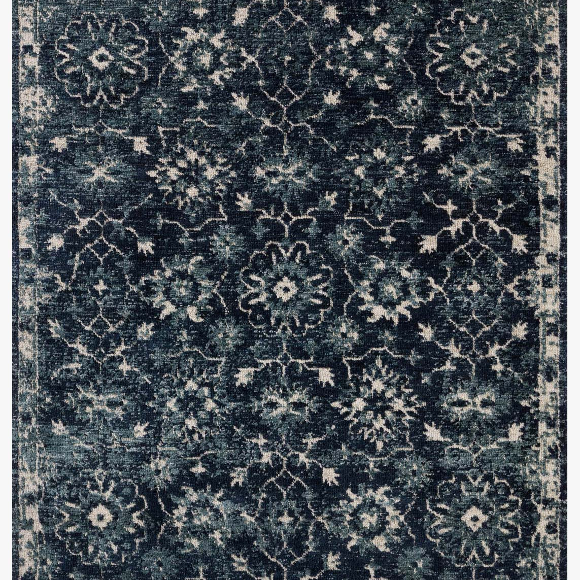 Loloi II Percival Navy / Ivory Rug White Cliff Studio Area Rugs