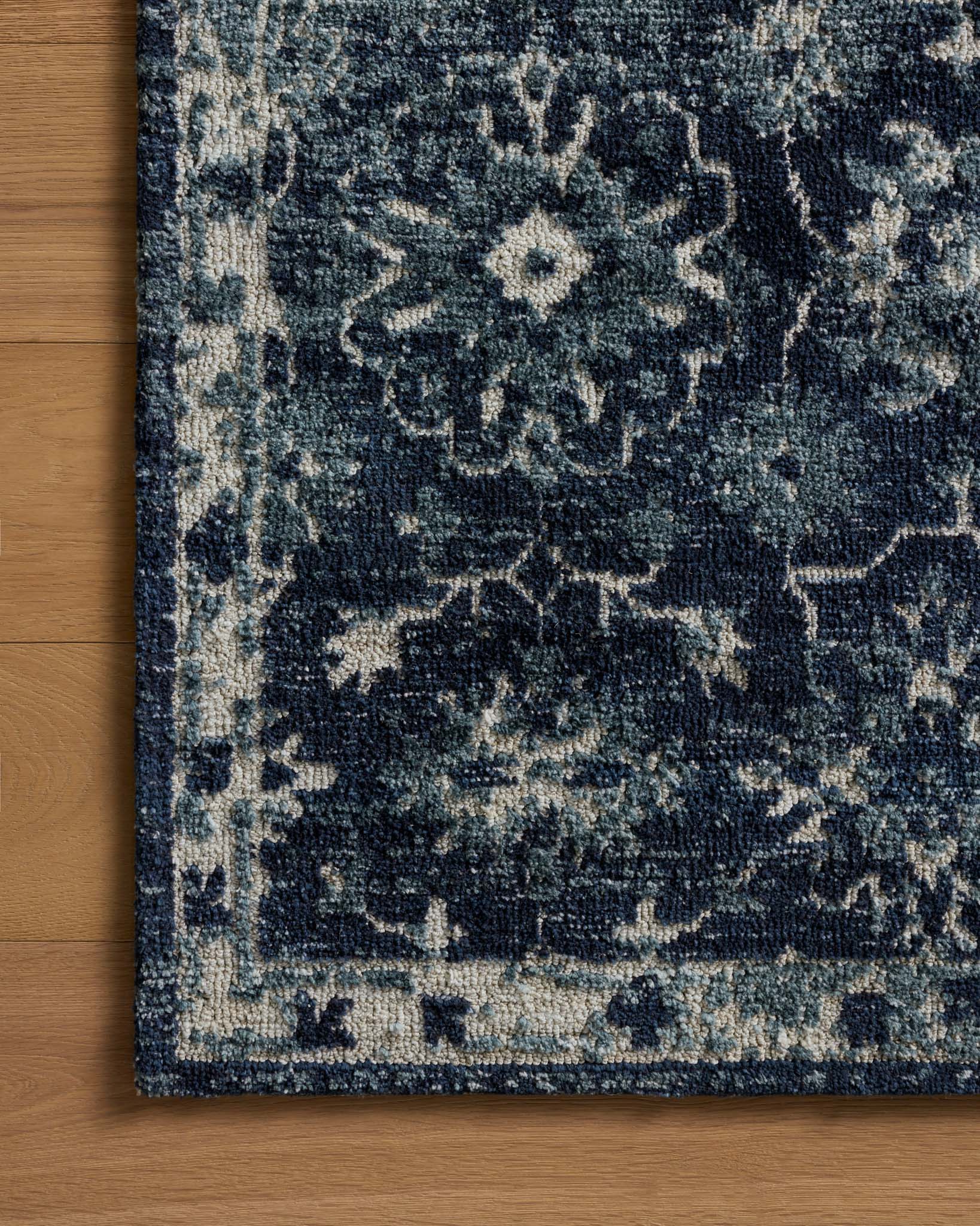 Loloi II Percival Navy / Ivory Rug White Cliff Studio Area Rugs