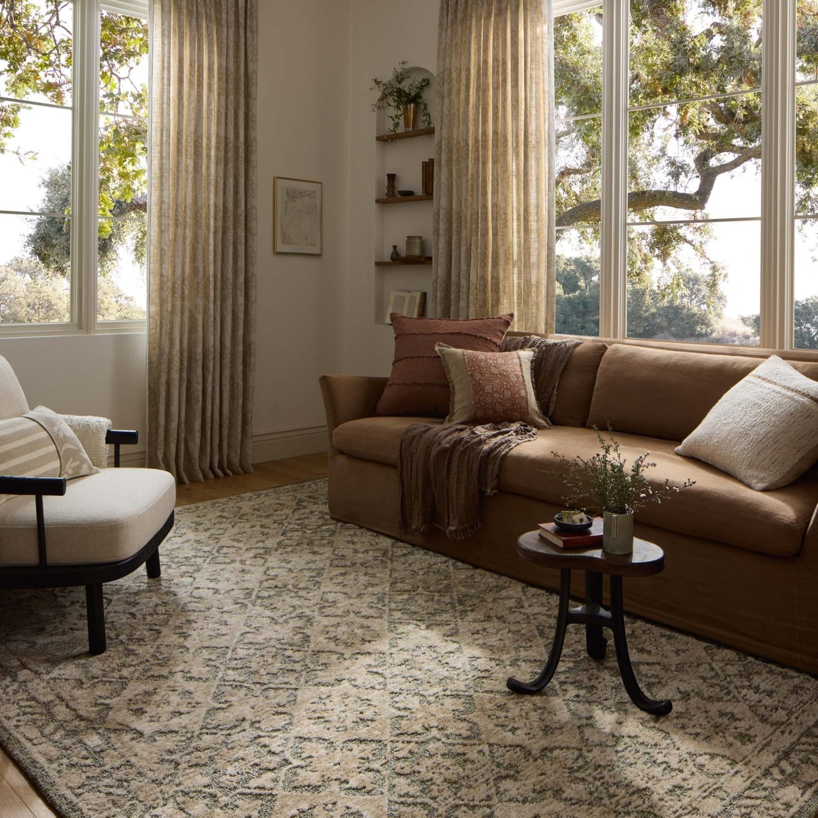 Loloi II Percival Sage / Stone Rug White Cliff Studio Area Rugs
