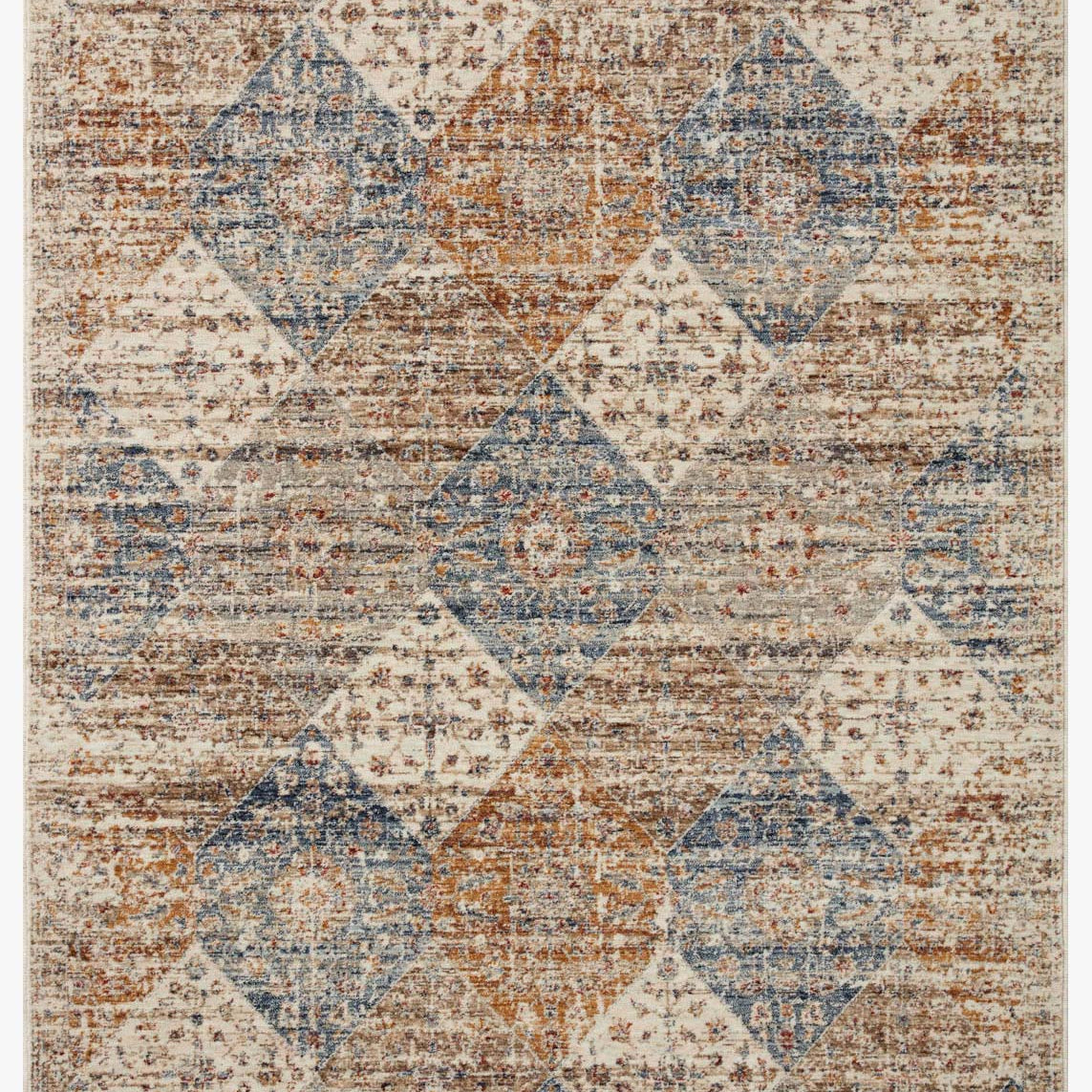 Loloi II Sorrento Ivory / Multi Rug White Cliff Studio Area Rugs