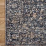 Loloi II Sorrento Midnight / Natural Rug White Cliff Studio Area Rugs