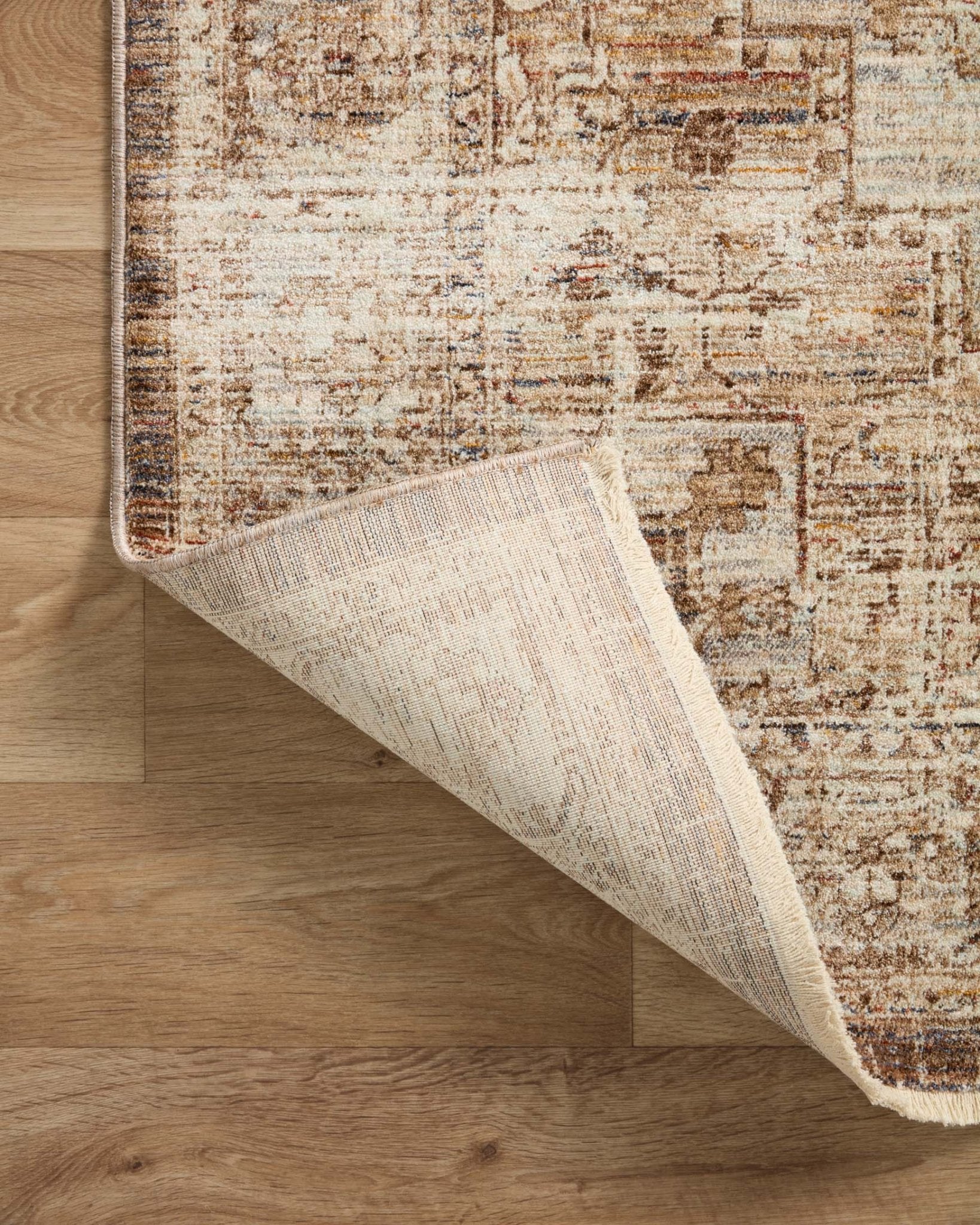 Loloi II Sorrento Mocha / Multi Rug White Cliff Studio Area Rugs