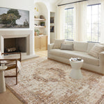 Loloi II Sorrento Mocha / Multi Rug White Cliff Studio Area Rugs