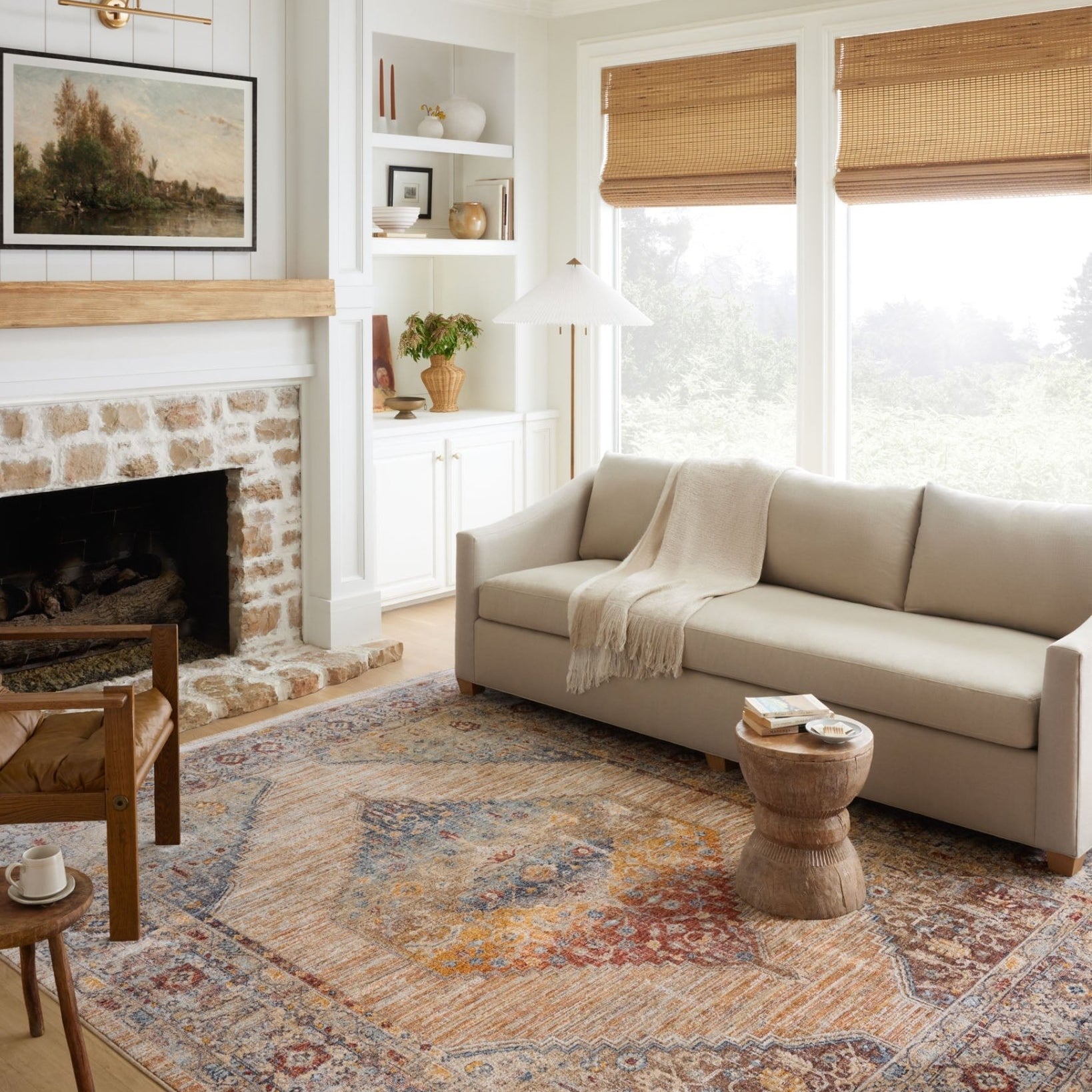 Loloi II Sorrento Multi / Sunset Rug White Cliff Studio Area Rugs