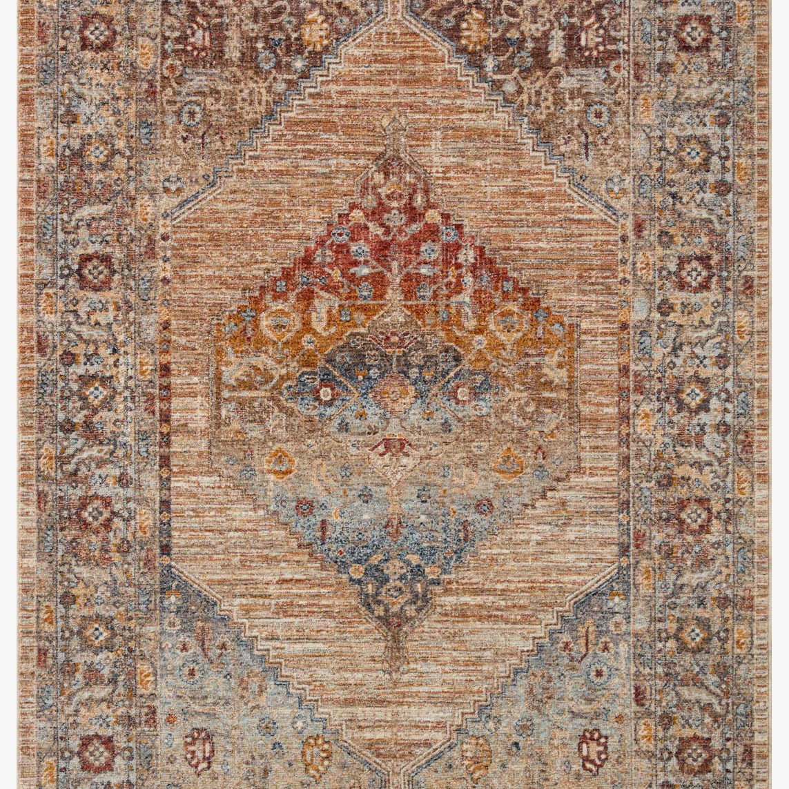 Loloi II Sorrento Multi / Sunset Rug White Cliff Studio Area Rugs