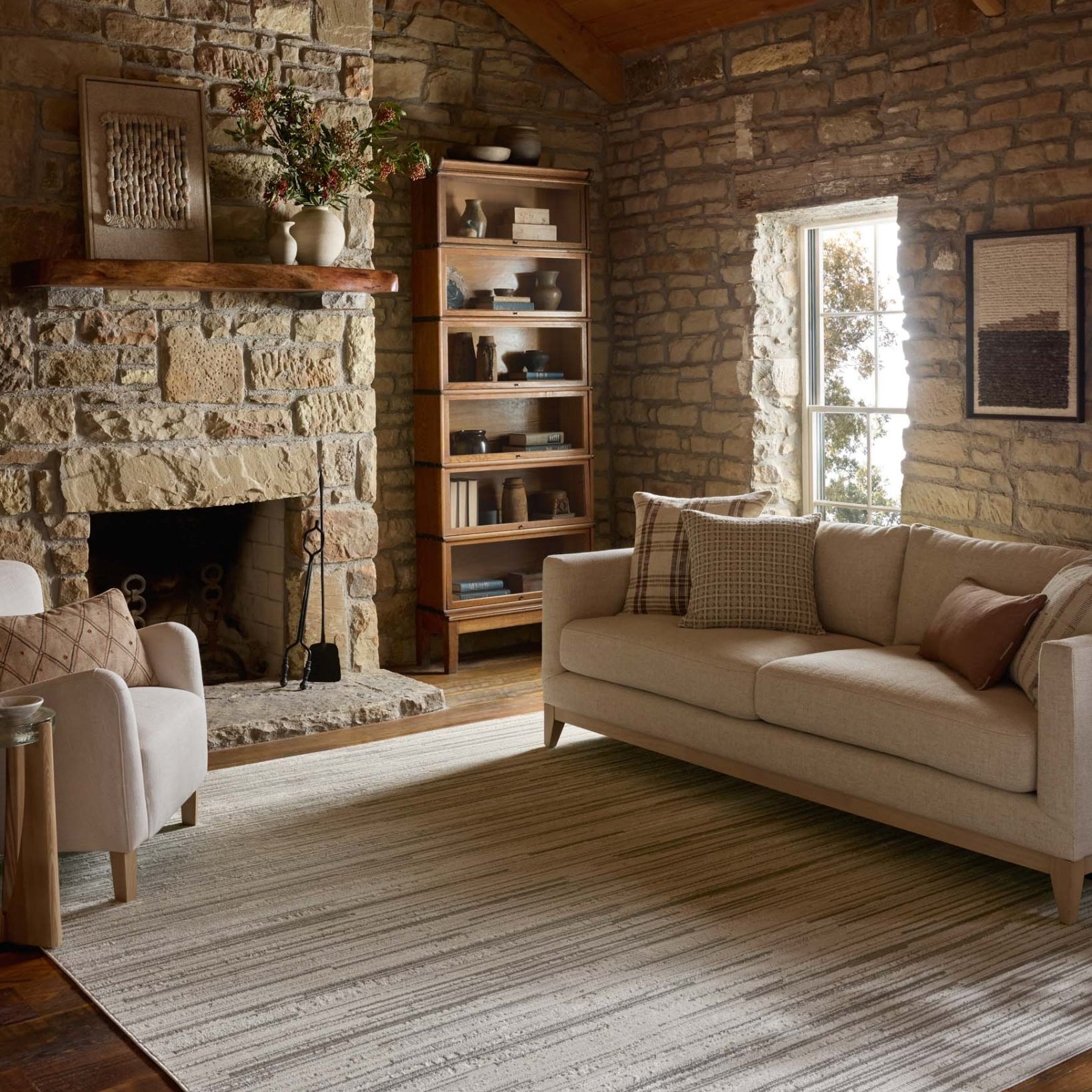 Loloi II Townes Beige / Grey Rug White Cliff Studio Area Rugs