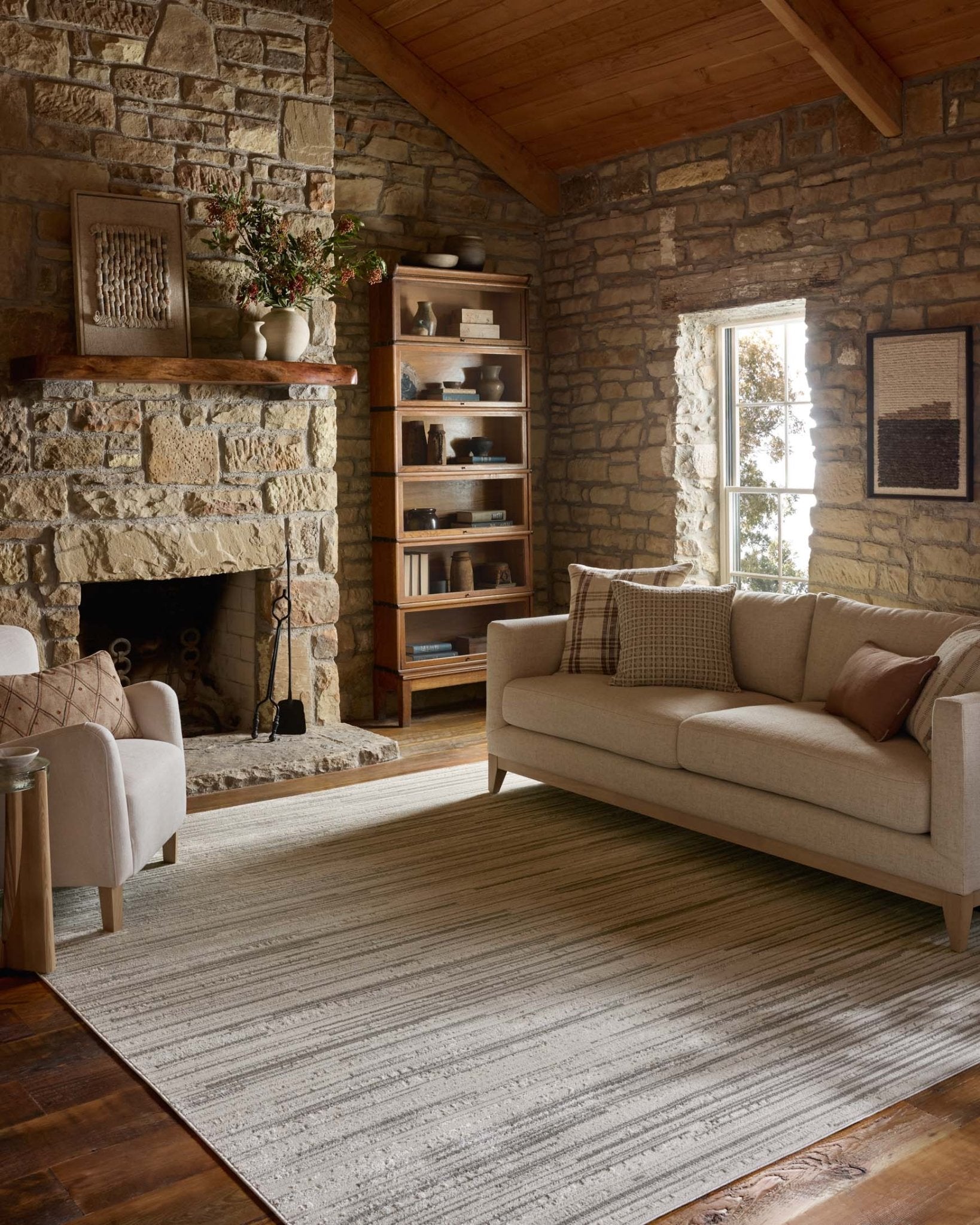 Loloi II Townes Beige / Grey Rug White Cliff Studio Area Rugs