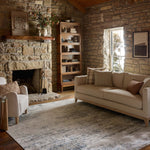 Loloi II Townes Ivory / Sky Rug White Cliff Studio Area Rugs