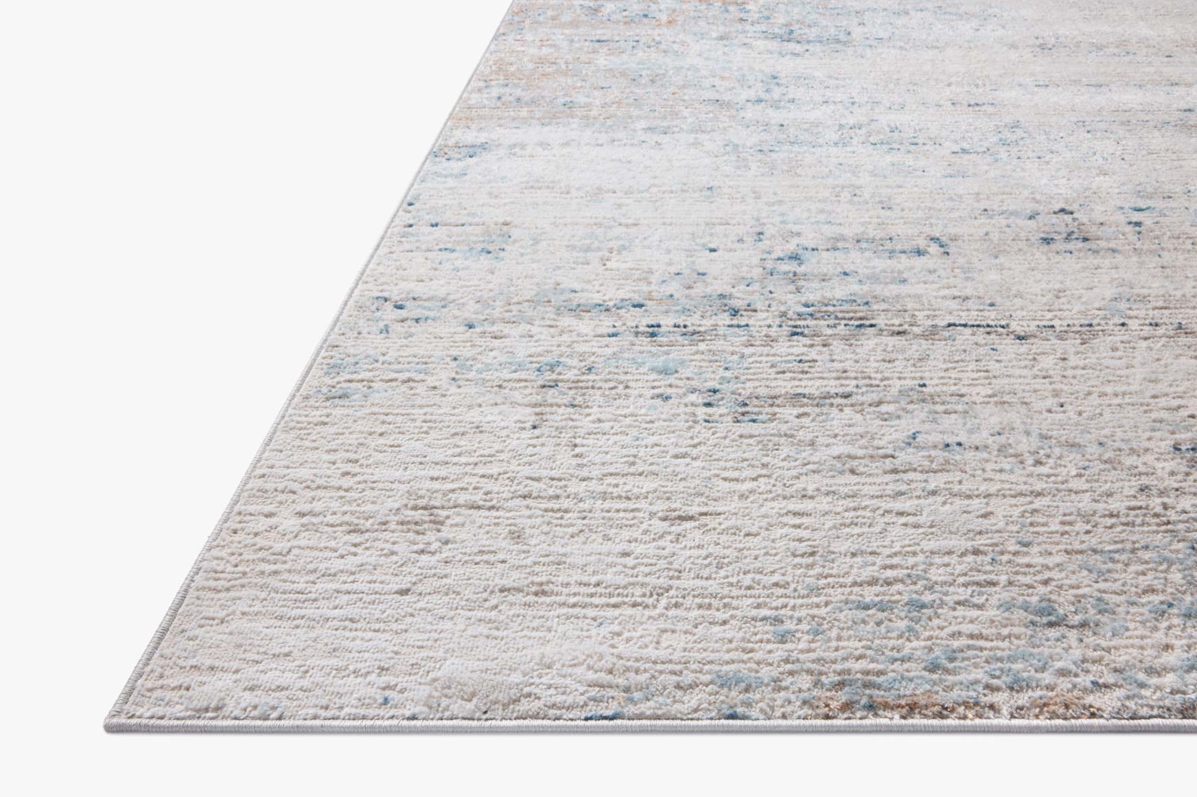 Loloi II Townes Ivory / Sky Rug White Cliff Studio Area Rugs