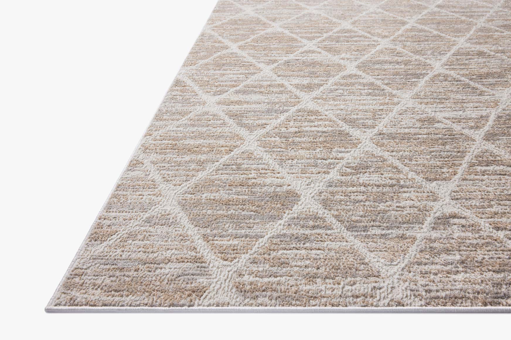 Loloi II Townes Pebble / Beige Rug White Cliff Studio Area Rugs