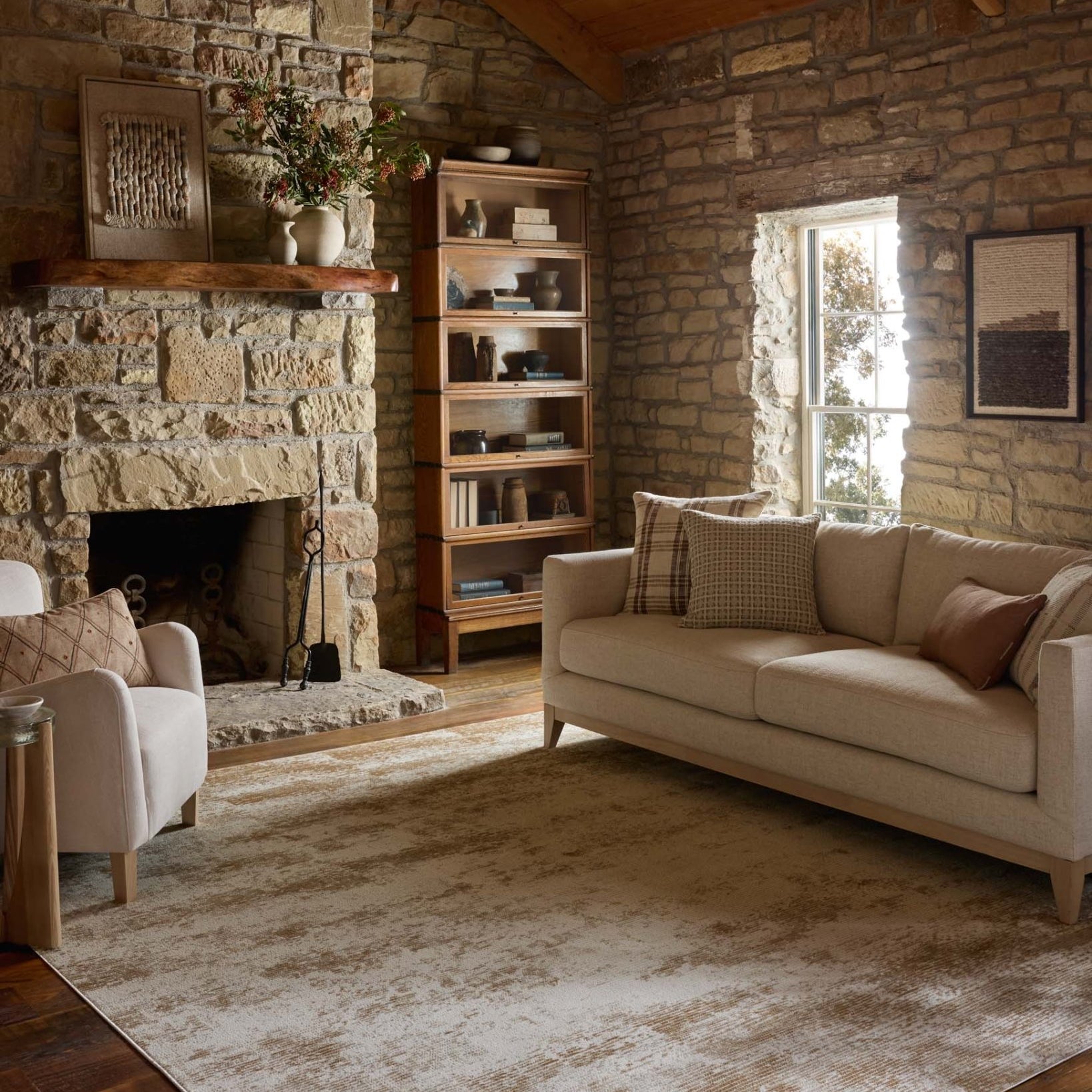 Loloi II Townes Sand / Beige Rug White Cliff Studio Area Rugs