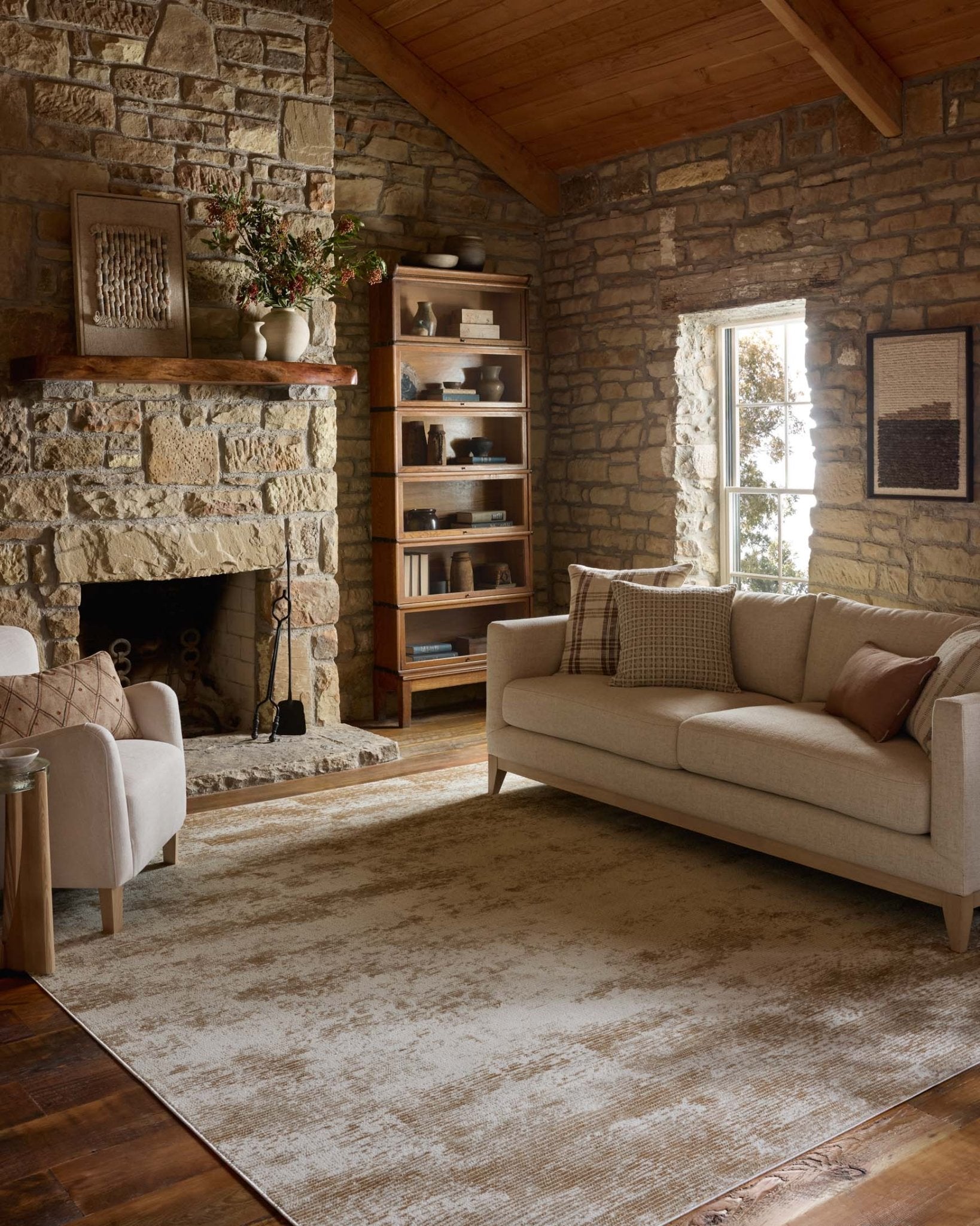Loloi II Townes Sand / Beige Rug White Cliff Studio Area Rugs