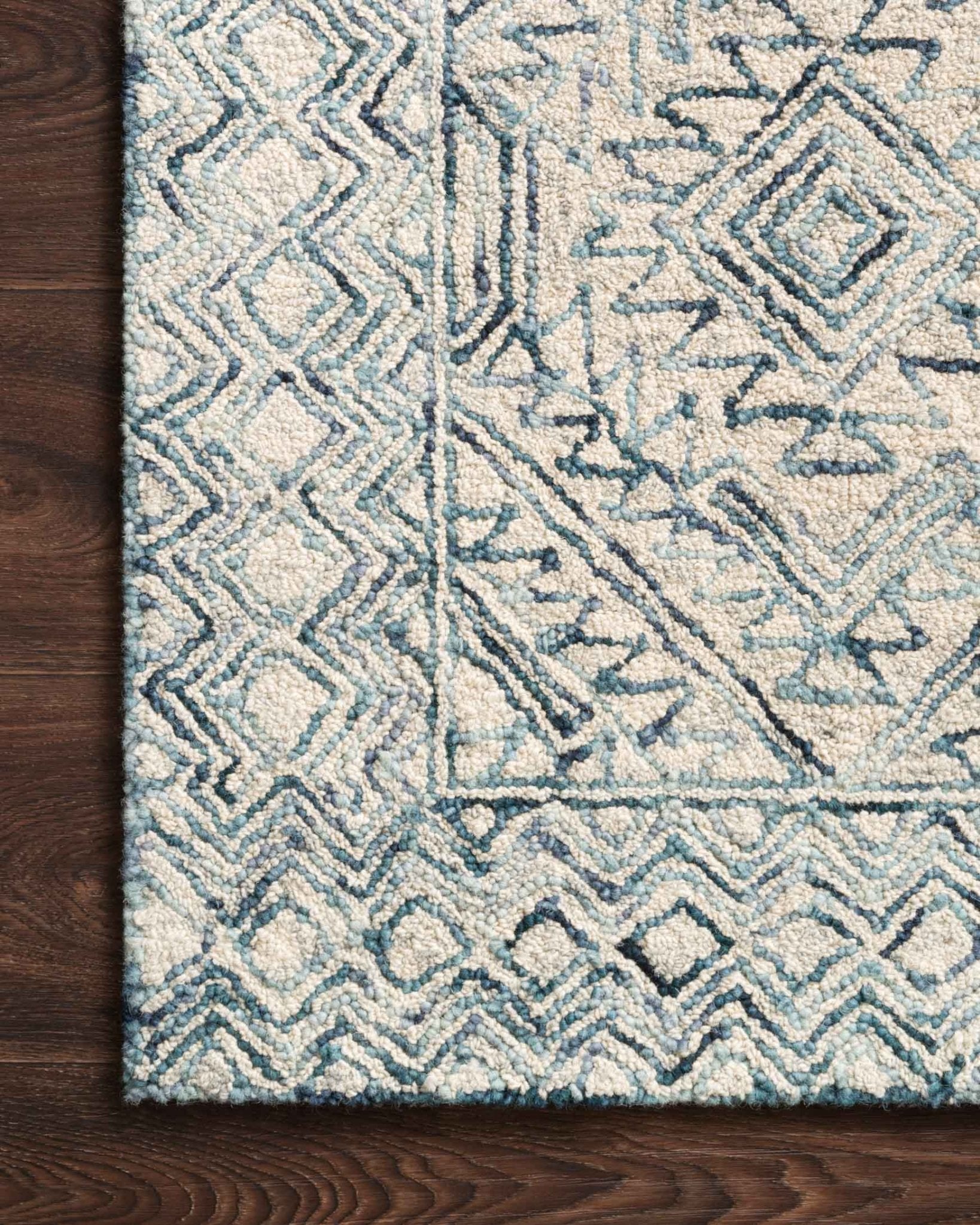 Loloi II Ziva Bluestone Rug White Cliff Studio Area Rugs