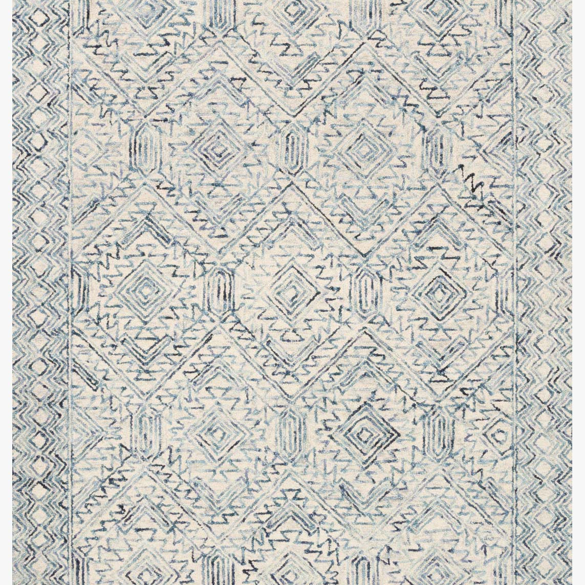 Loloi II Ziva Bluestone Rug White Cliff Studio Area Rugs