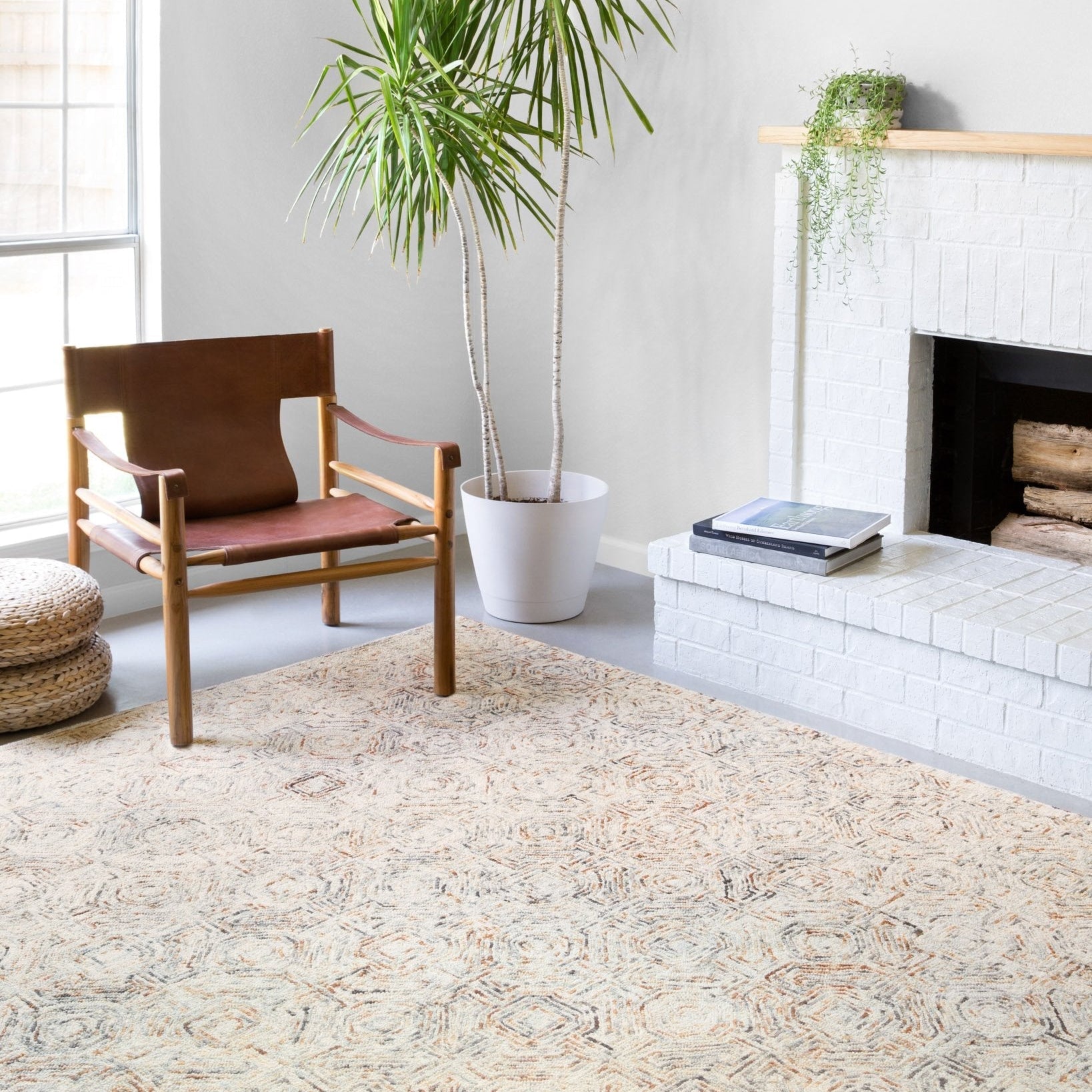 Loloi II Ziva Multi Rug White Cliff Studio Area Rugs