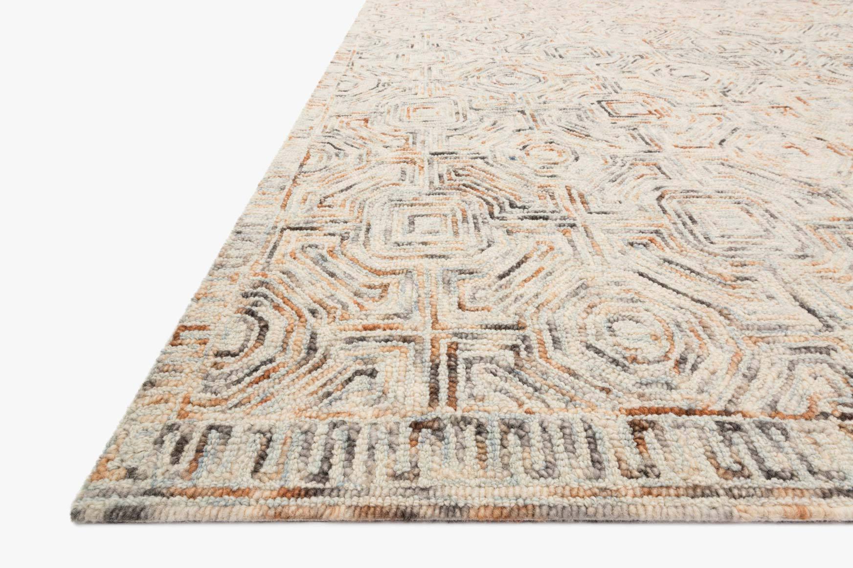 Loloi II Ziva Multi Rug White Cliff Studio Area Rugs