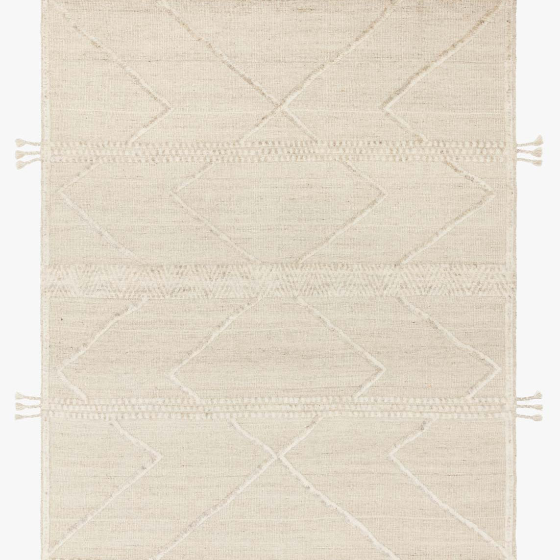 Loloi Iman Beige / Ivory Rug White Cliff Studio Area Rugs
