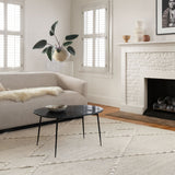 Loloi Iman Ivory / Lt. Grey Rug White Cliff Studio Area Rugs