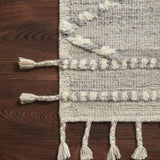 Loloi Iman Ivory / Lt. Grey Rug White Cliff Studio Area Rugs