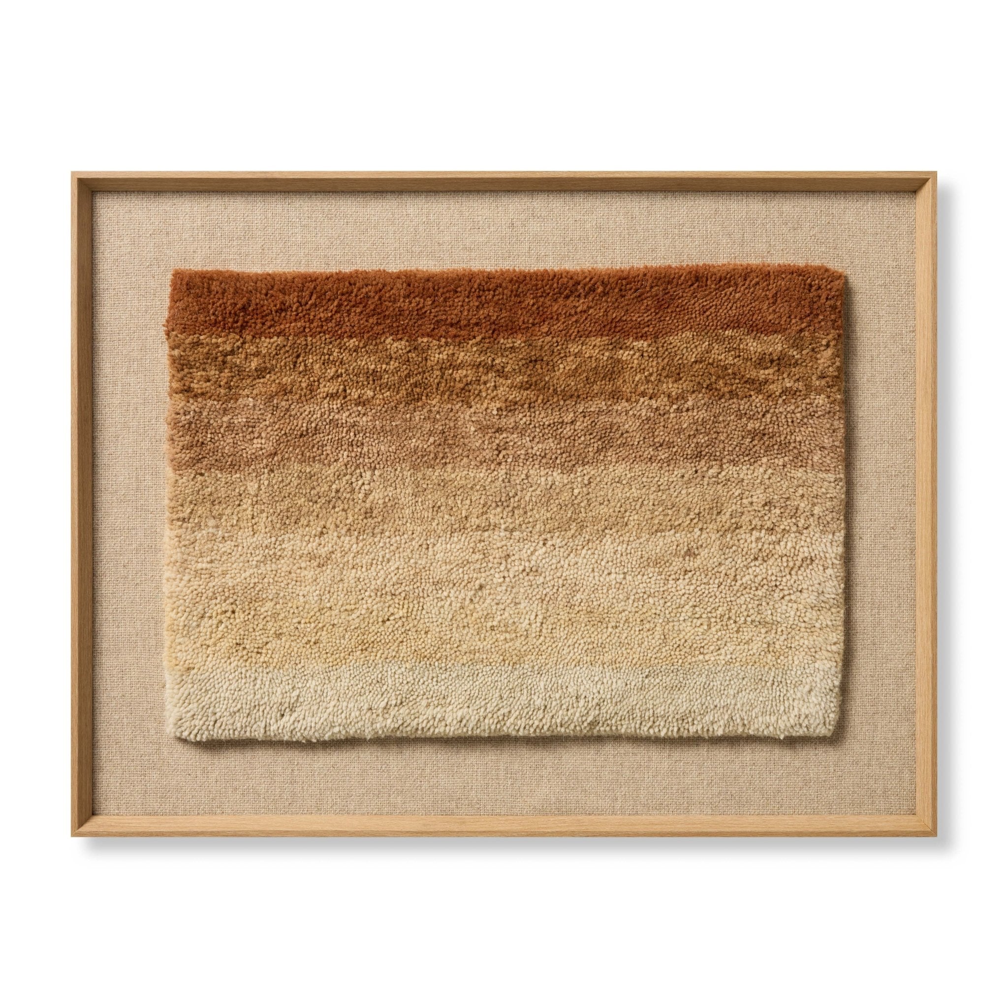 Loloi Indio Orange / Beige Wall Art White Cliff Studio Wall Art