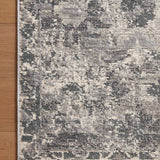 Loloi Indra Charcoal / Silver Area Rug White Cliff Studio Area Rug