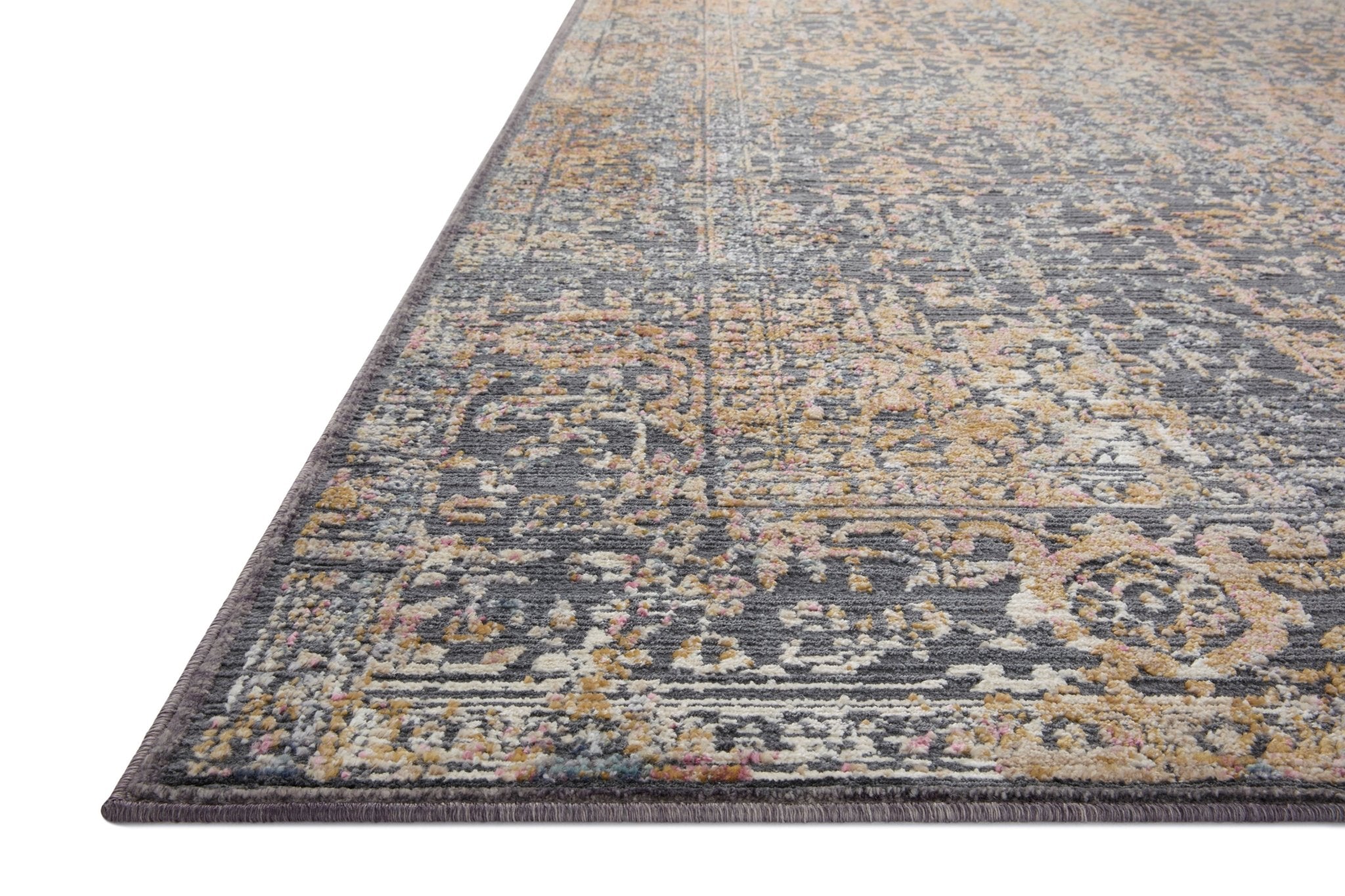 Loloi Indra Graphite / Sunset Area Rug White Cliff Studio Area Rug