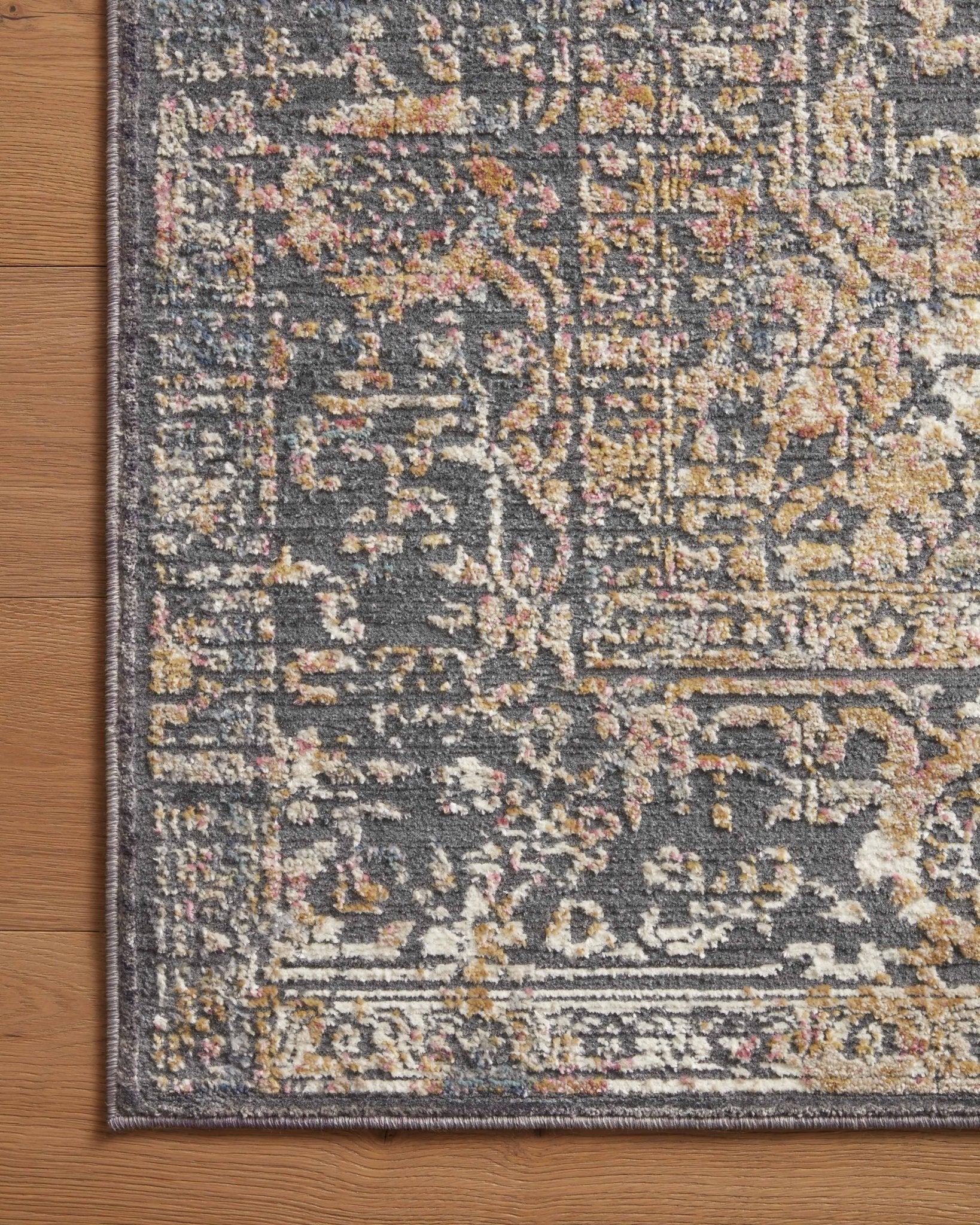 Loloi Indra Graphite / Sunset Area Rug White Cliff Studio Area Rug