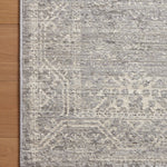 Loloi Indra Silver / Ivory Area Rug White Cliff Studio Area Rug