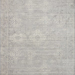 Loloi Indra Silver / Ivory Area Rug White Cliff Studio Area Rug