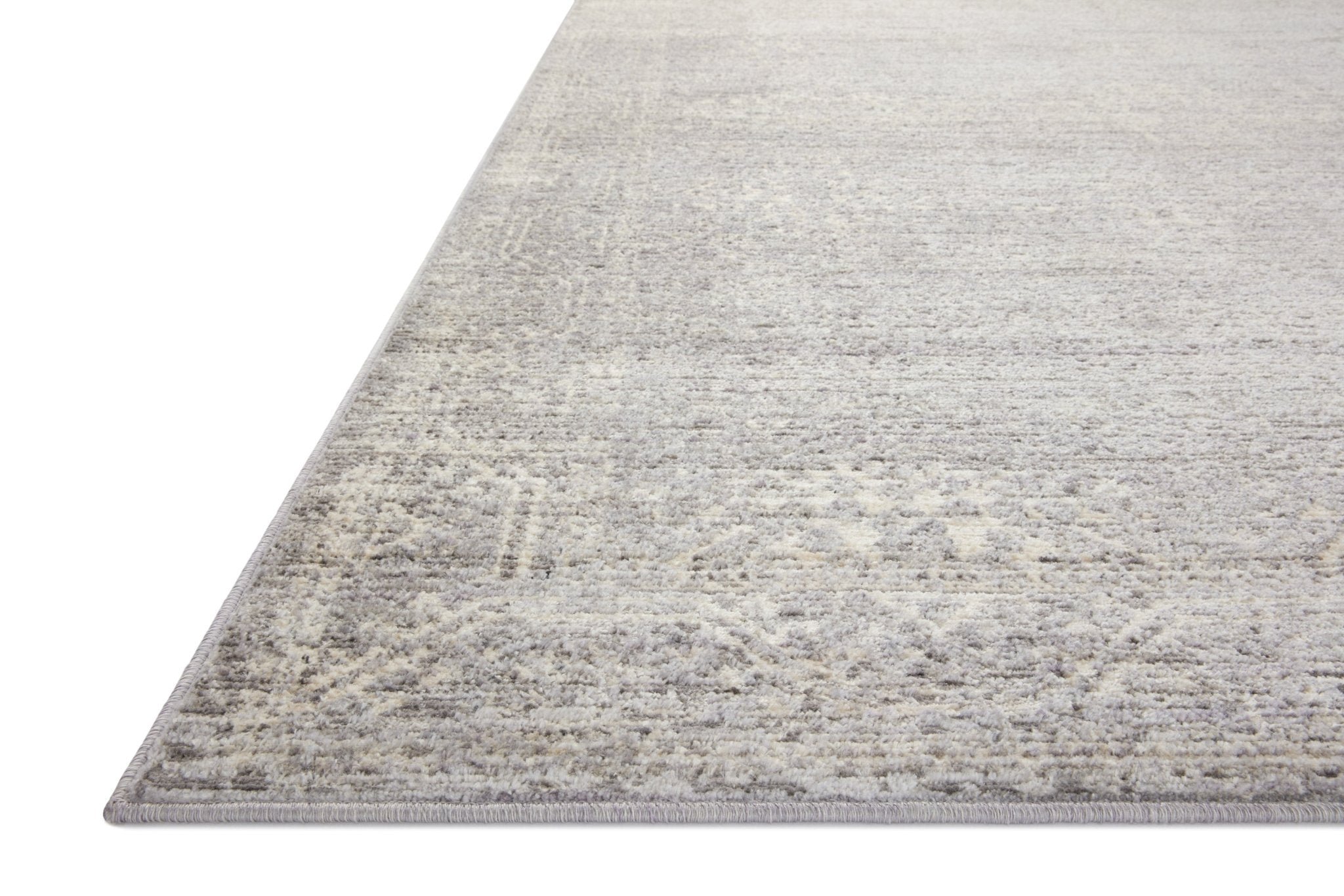 Loloi Indra Silver / Ivory Area Rug White Cliff Studio Area Rug