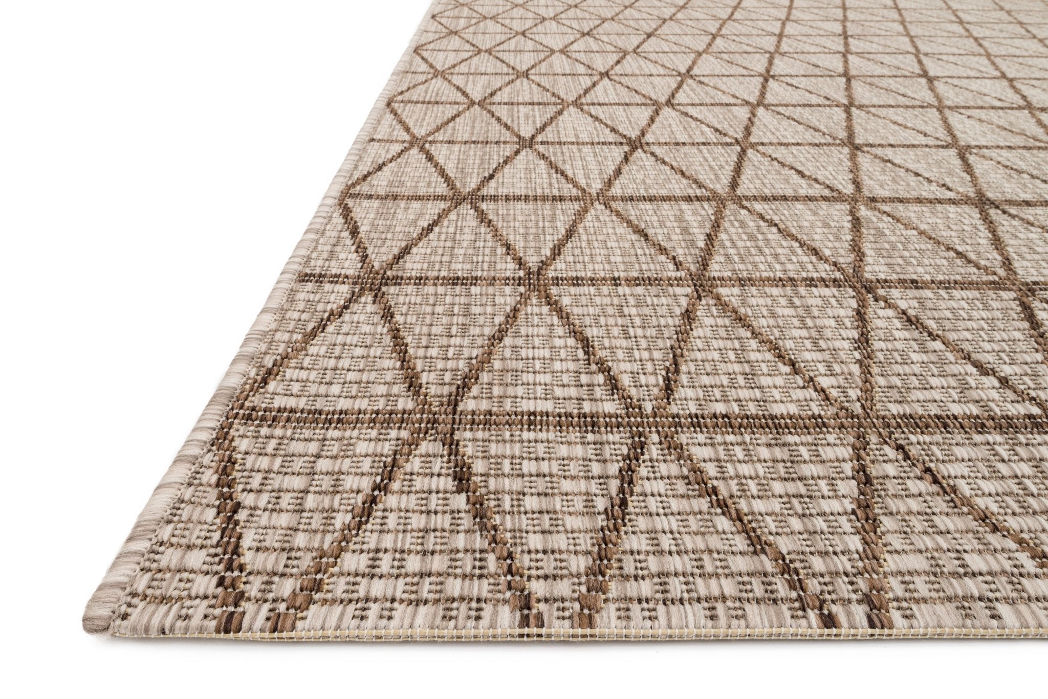 Loloi Isle Beige / Mocha Accent Rug White Cliff Studio Accent Rug
