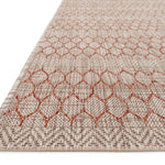 Loloi Isle Beige / Rust Sample Rug White Cliff Studio Sample Rug