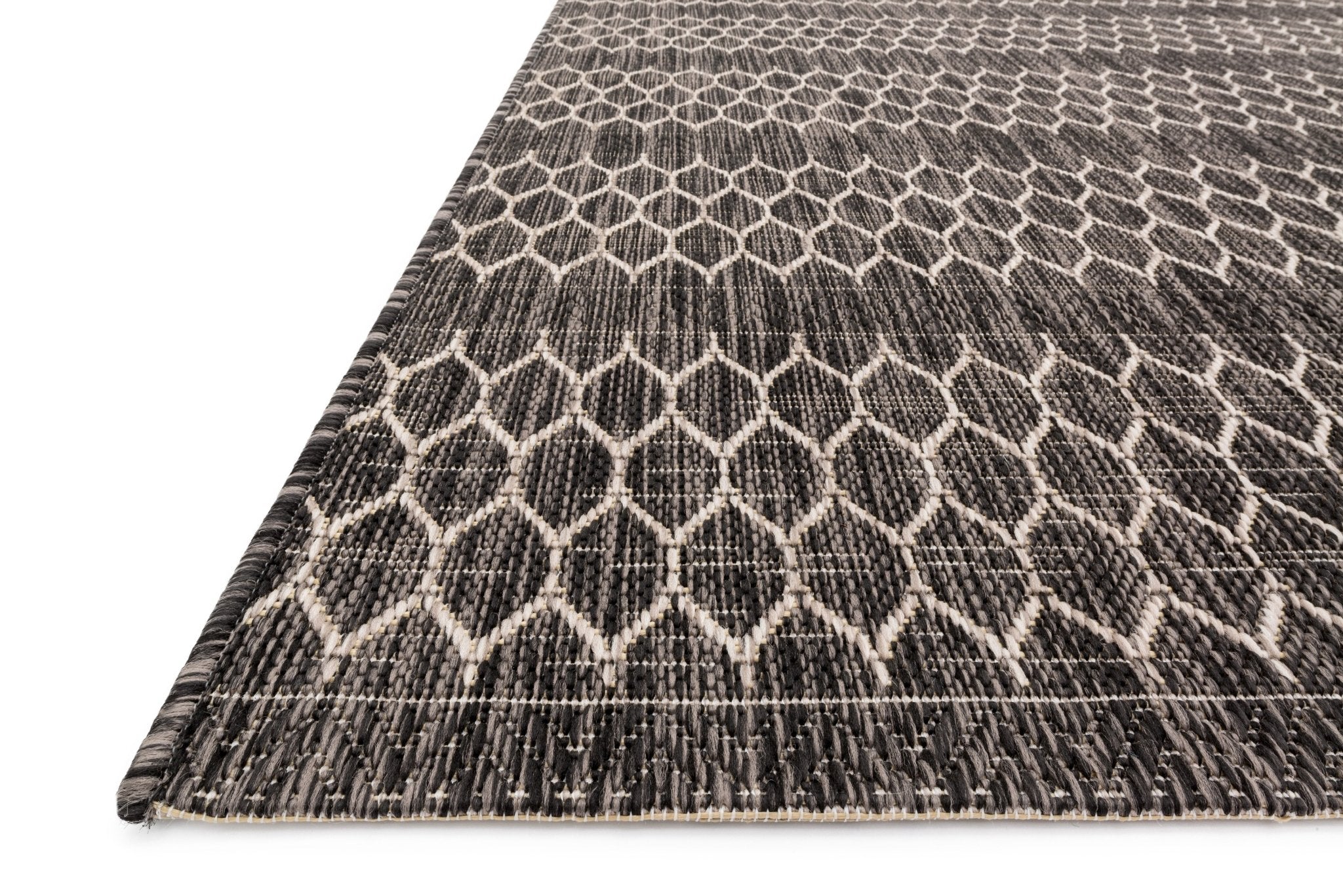 Loloi Isle Black / Grey Sample Rug White Cliff Studio Sample Rug