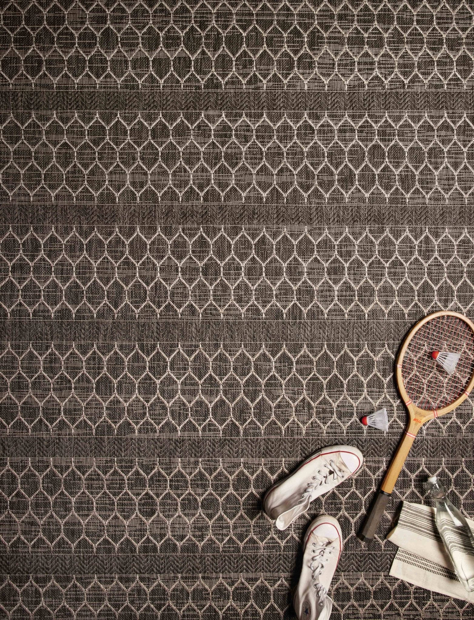 Loloi Isle Black / Grey Sample Rug White Cliff Studio Sample Rug