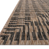 Loloi Isle Brown / Black Sample Rug White Cliff Studio Sample Rug
