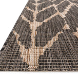 Loloi Isle Charcoal / Mocha Sample Rug White Cliff Studio Sample Rug