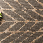 Loloi Isle Charcoal / Mocha Sample Rug White Cliff Studio Sample Rug