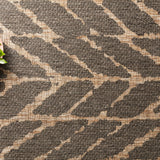 Loloi Isle Charcoal / Mocha Sample Rug White Cliff Studio Sample Rug