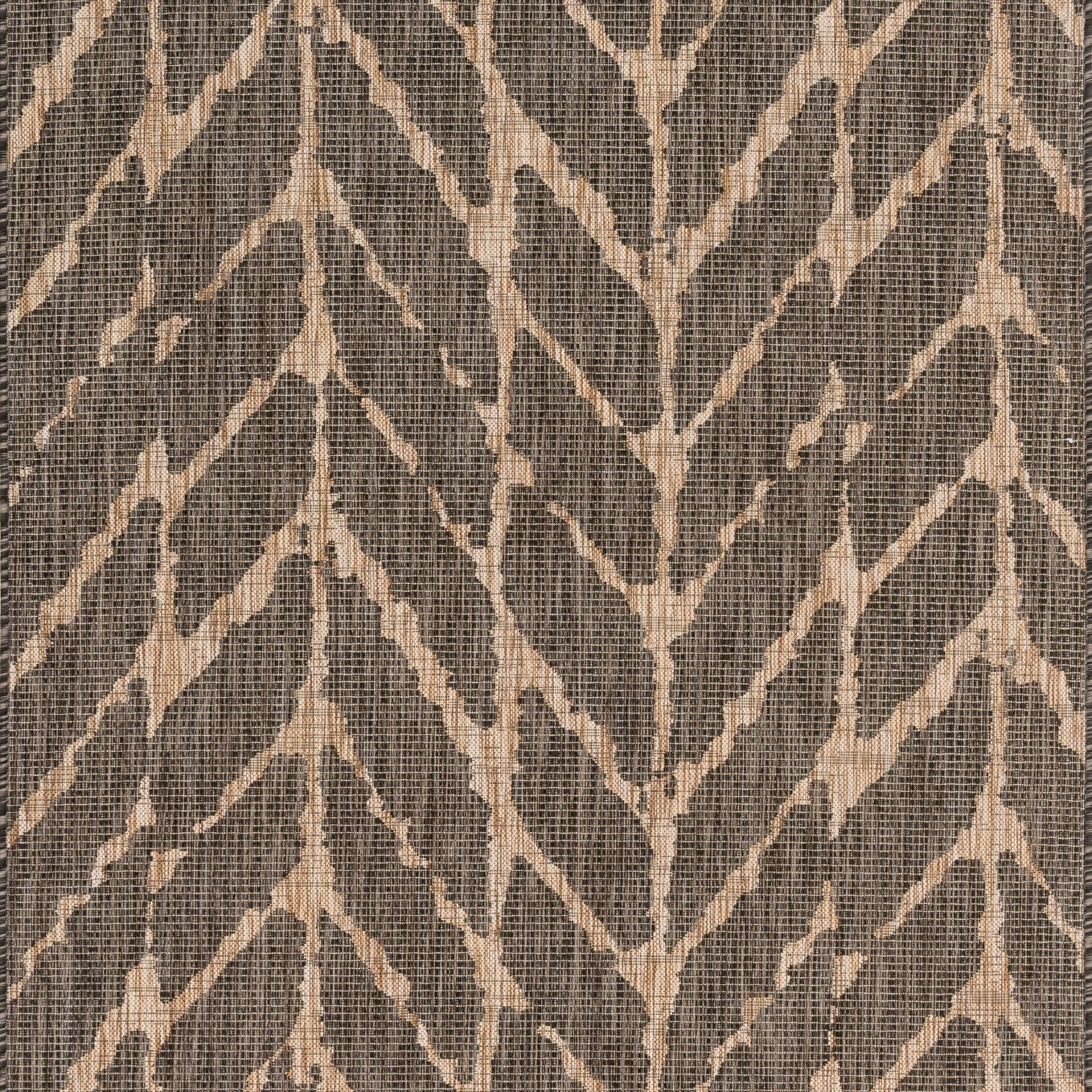 Loloi Isle Charcoal / Mocha Sample Rug White Cliff Studio Sample Rug