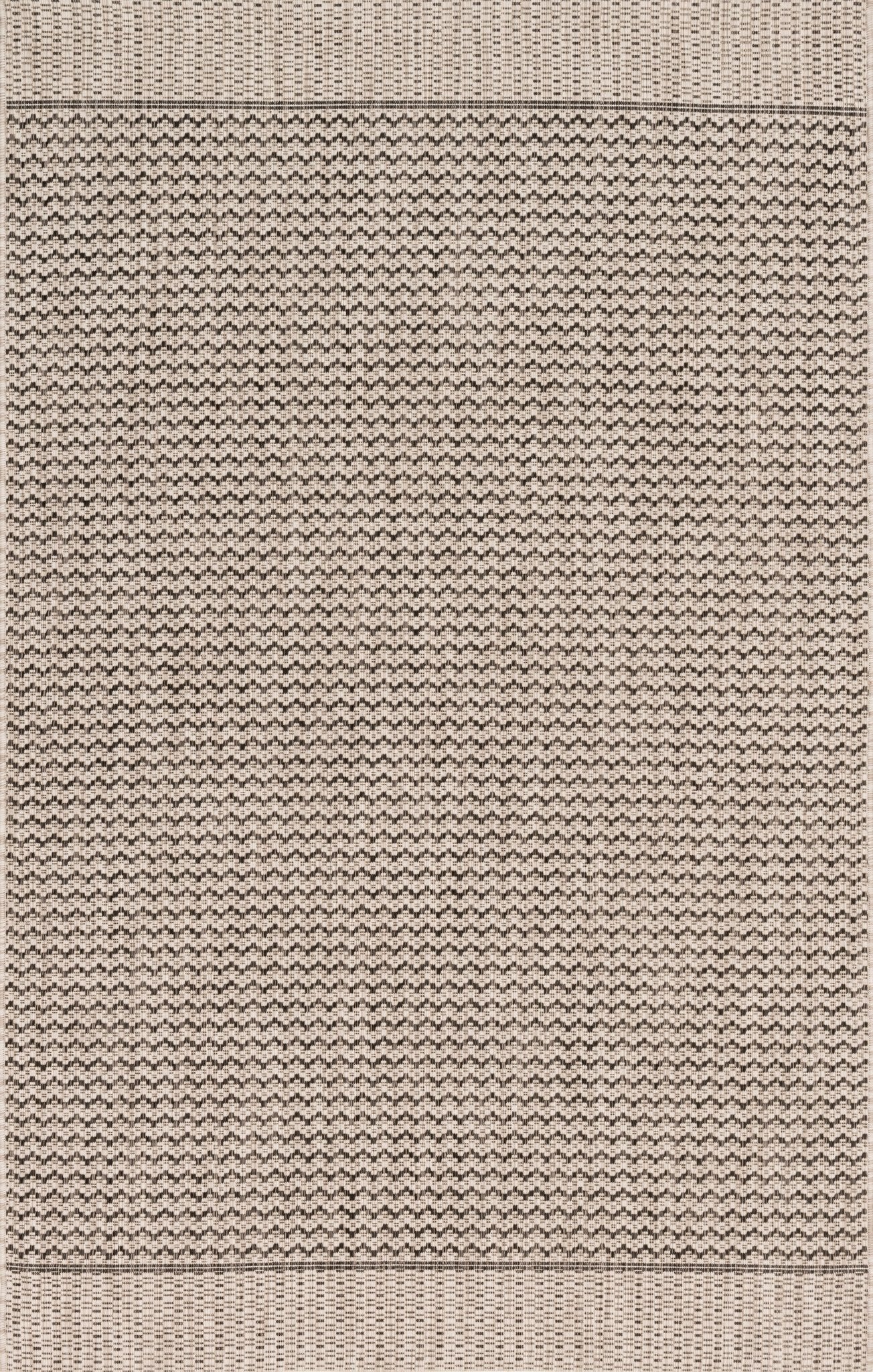 Loloi Isle Grey / Black Accent Rug White Cliff Studio Accent Rug