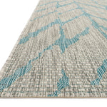 Loloi Isle Mist / Aqua Sample Rug White Cliff Studio Sample Rug