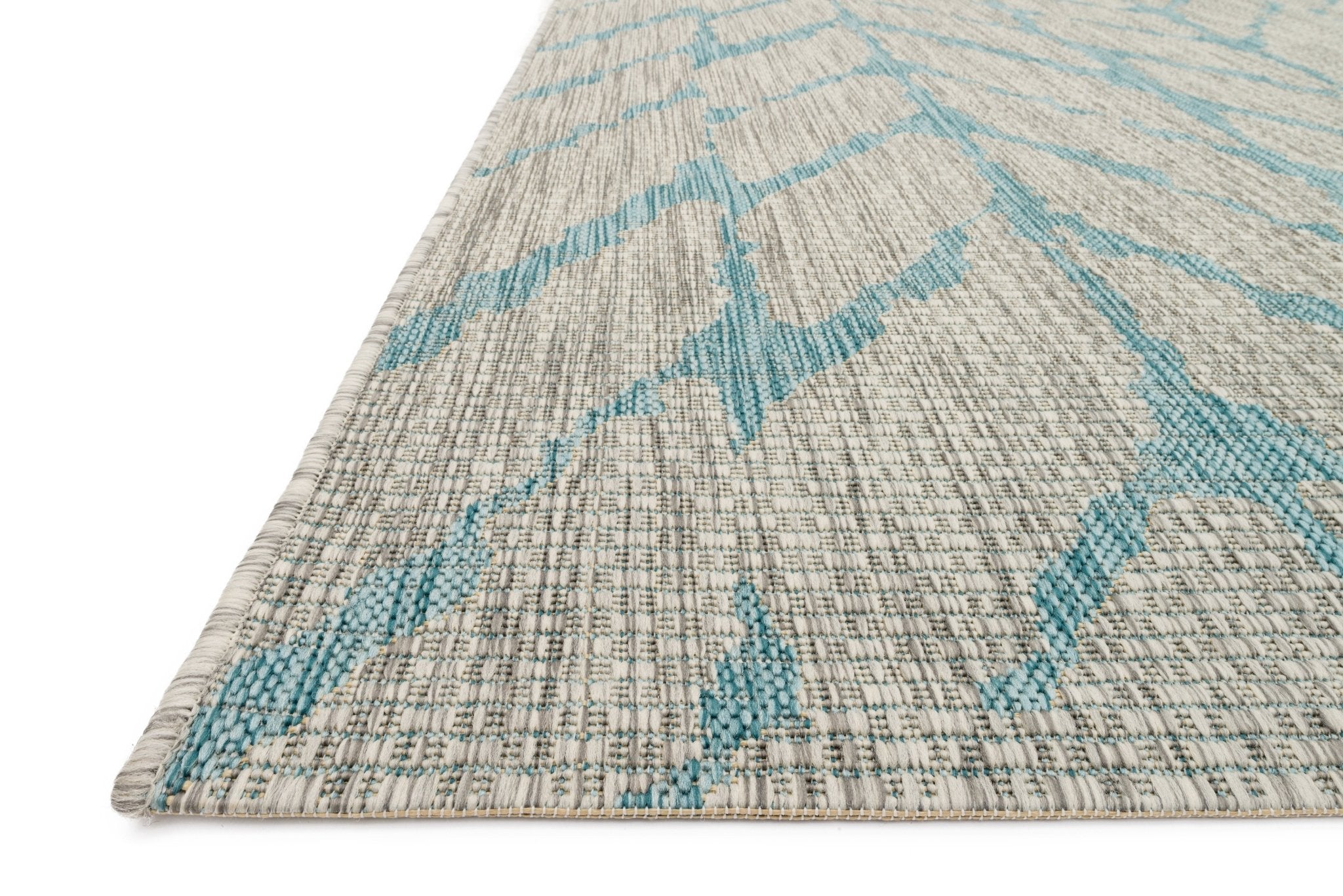Loloi Isle Mist / Aqua Sample Rug White Cliff Studio Sample Rug