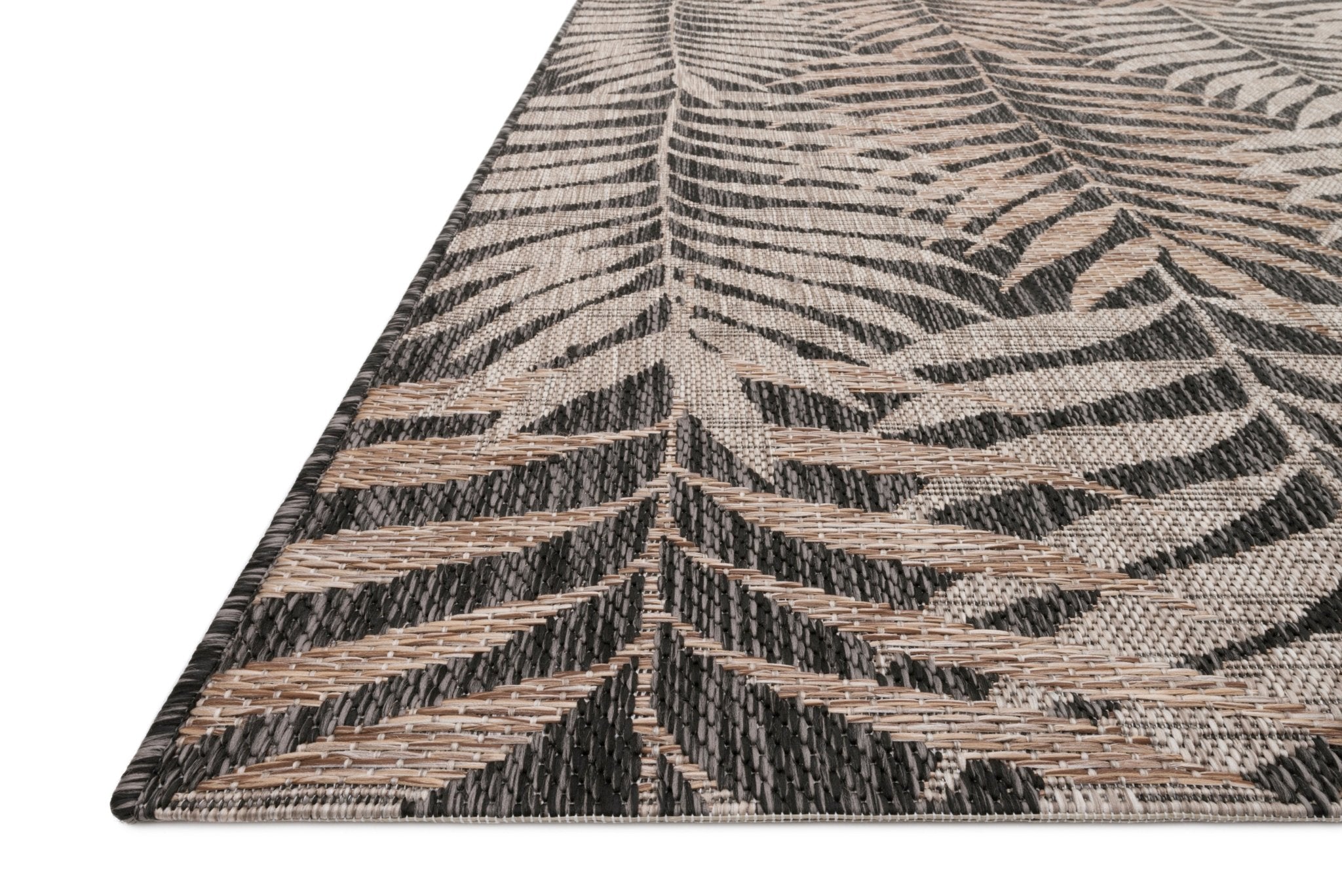 Loloi Isle Natural / Black Sample Rug White Cliff Studio Sample Rug