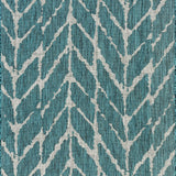 Loloi Isle Teal / Grey Accent Rug White Cliff Studio Accent Rug