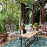 Loloi Isle Teal / Grey Accent Rug White Cliff Studio Accent Rug