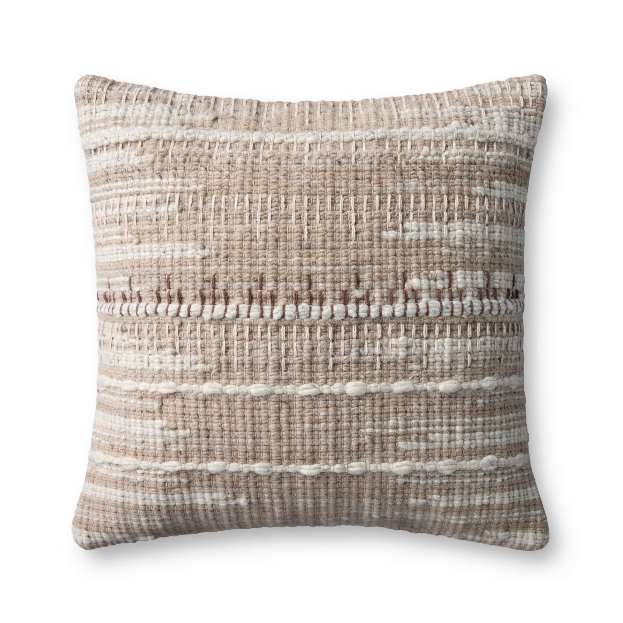 Loloi Ivory / Beige Pillow White Cliff Studio Pillow