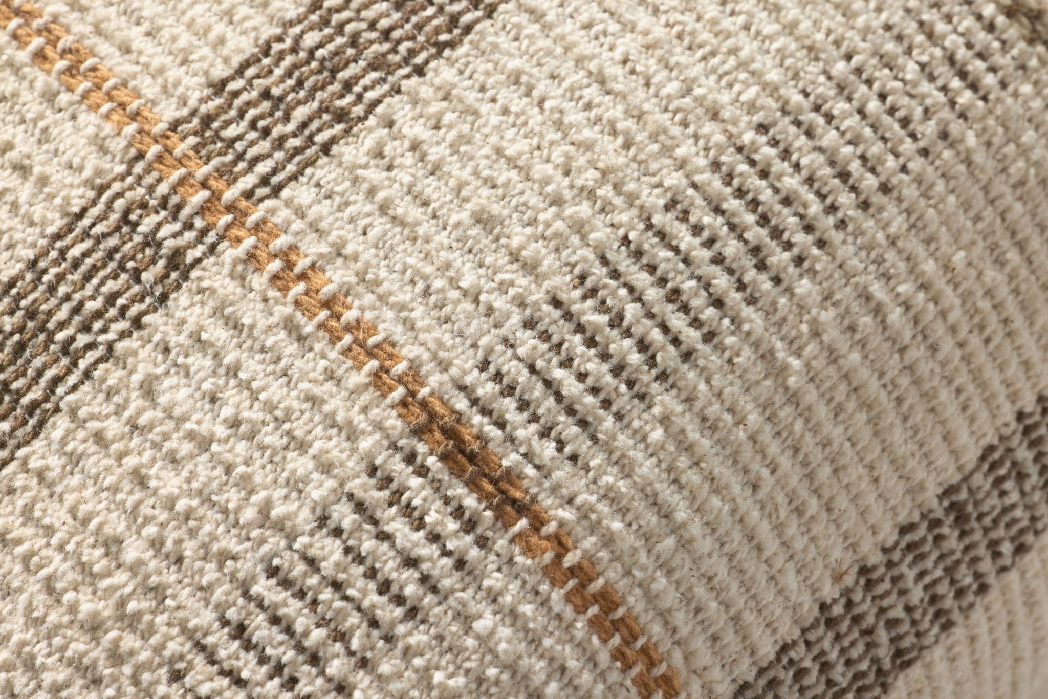 Loloi Ivory / Brown Pillow White Cliff Studio Pillow