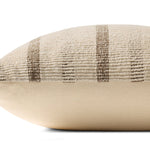 Loloi Ivory / Brown Pillow White Cliff Studio Pillow