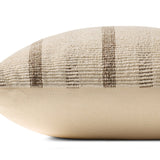 Loloi Ivory / Brown Pillow White Cliff Studio Pillow